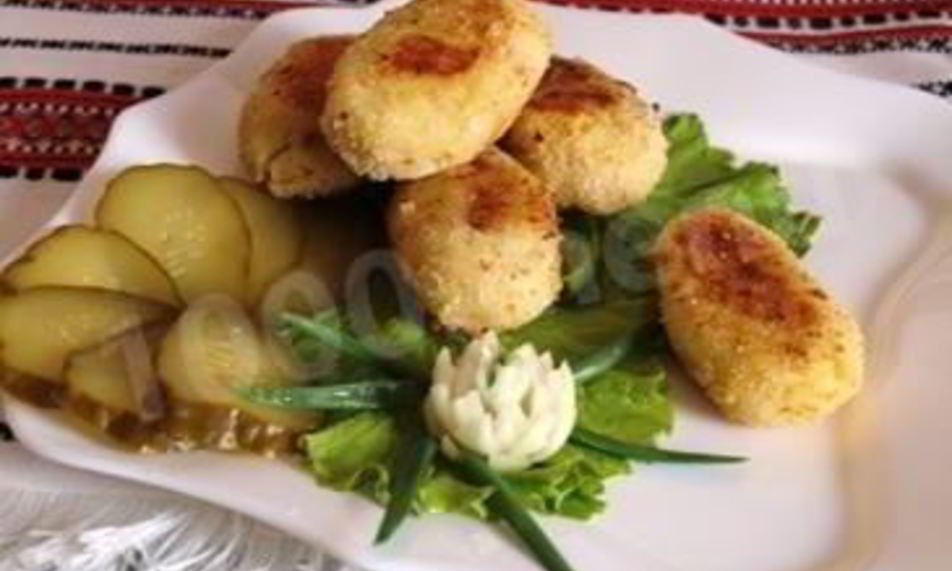 Рецепт постных картофельных зраз с грибами