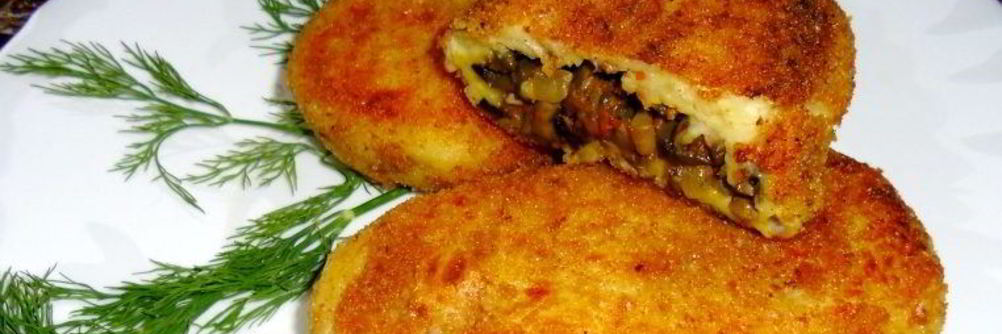 Постные картофельные зразы
