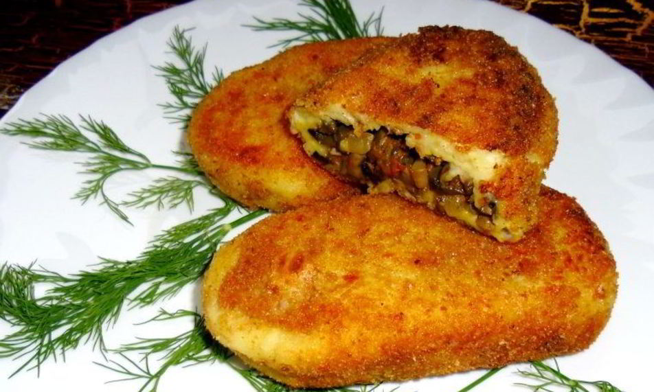 Рецепт постных картофельных зраз