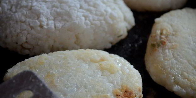 рисовые зразы с мясной начинкой