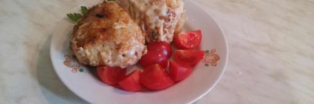 Тушеные картофельные зразы