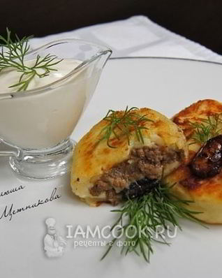 Зразы картофельные с фаршем