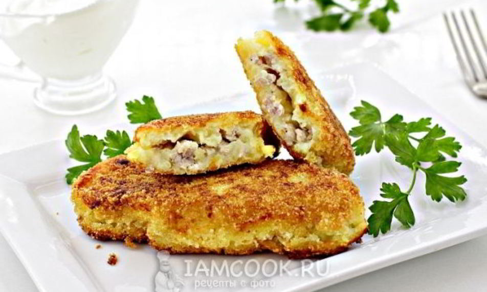 Рецепт зраз картофельных с мясом