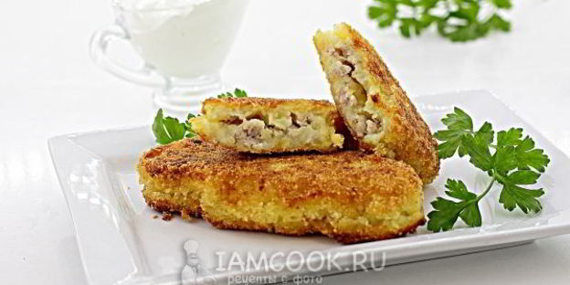 зразы картофельные с мясом