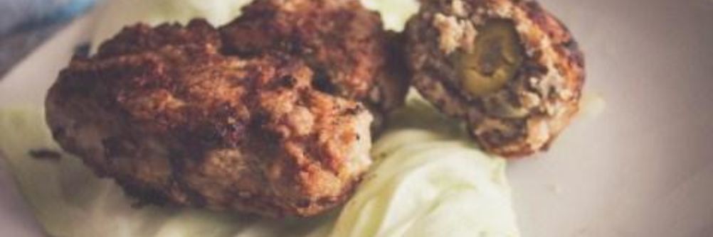 Зразы мясные с оливками
