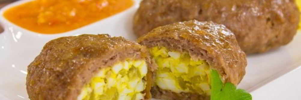 Зразы мясные с яйцом и луком