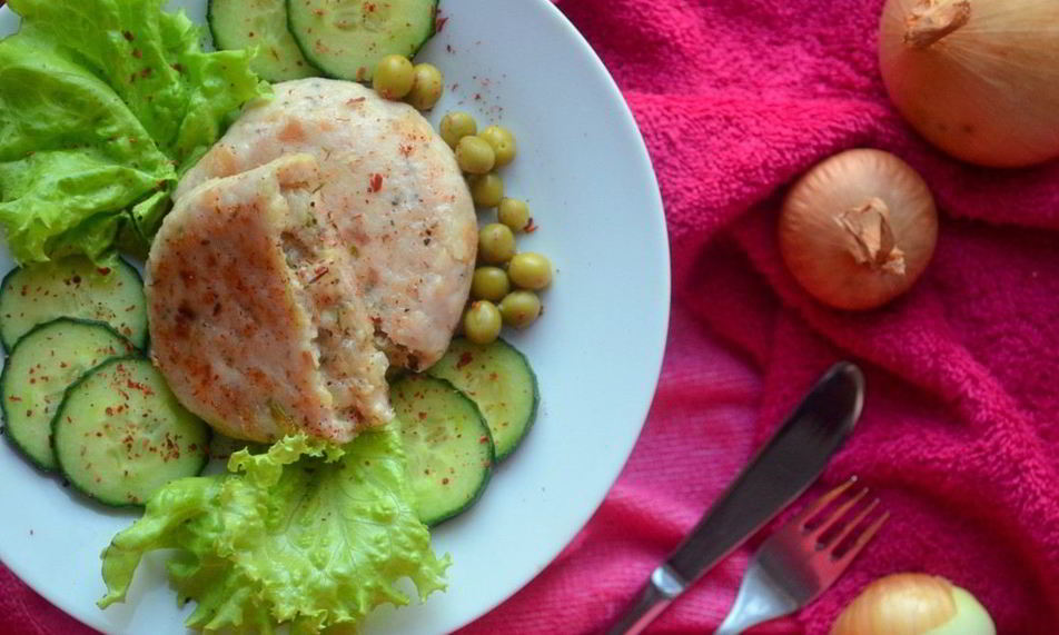 Рецепт зраз с геркулесом и жареным луком