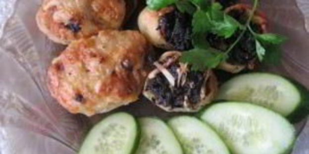 зразы с грибами в духовке