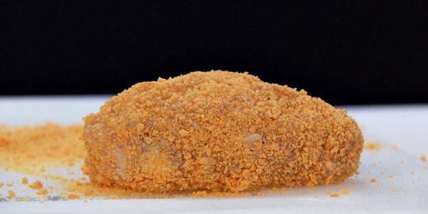 зразы с рисом и грибным соусом