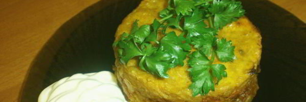 Зразы запеченные с капустой и яйцом