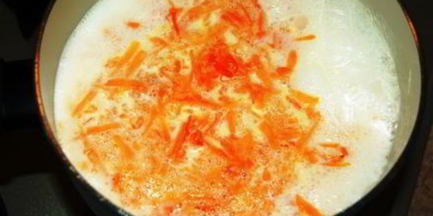 быстрая каша с тыквой и сухофруктами