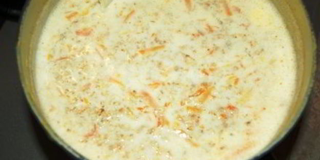 быстрая каша с тыквой и сухофруктами