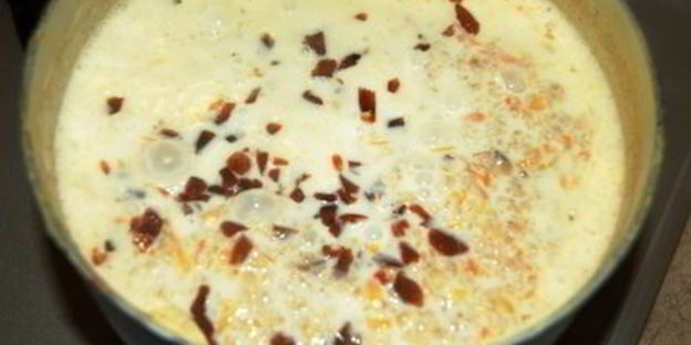 быстрая каша с тыквой и сухофруктами