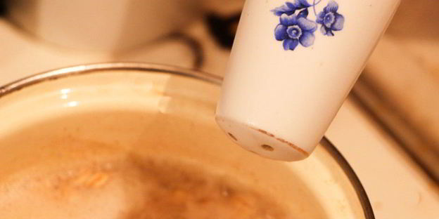 геркулесовая каша с бананом и вишней