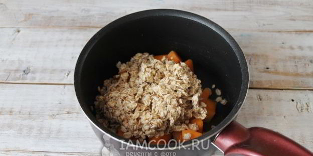 геркулесовая каша с тыквой