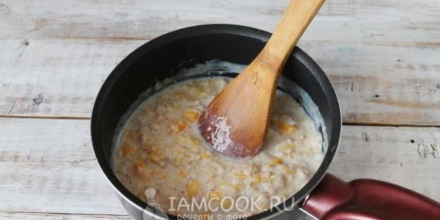 геркулесовая каша с тыквой