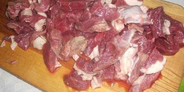 бефстроганов и гречневая каша