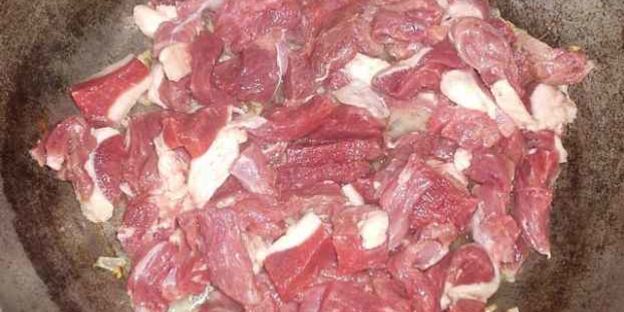 бефстроганов и гречневая каша