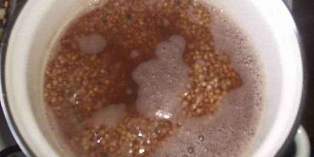 бефстроганов и гречневая каша