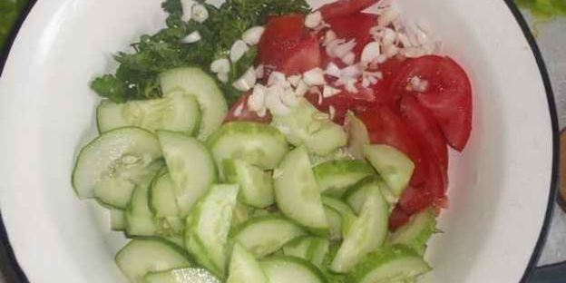 бефстроганов и гречневая каша