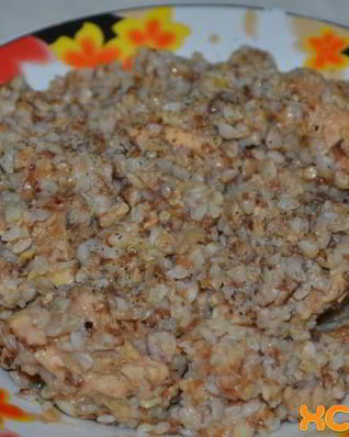 Гречка по-купечески с курицей