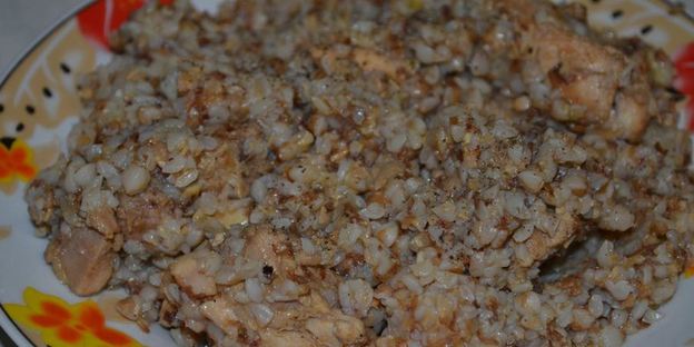 гречка по-купечески с курицей