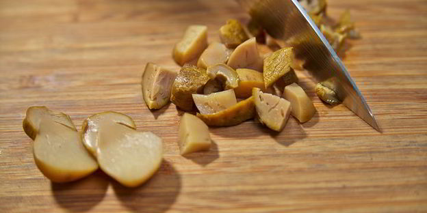 гречка с белыми грибами и шампиньонами