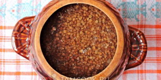 гречка с фаршем в горшочке в духовке