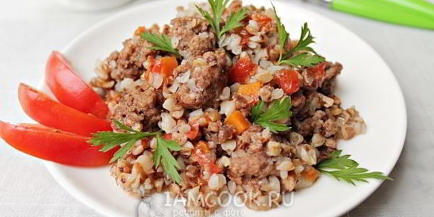 гречка с фаршем в горшочке в духовке