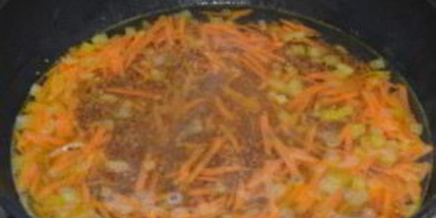 гречка с фрикадельками