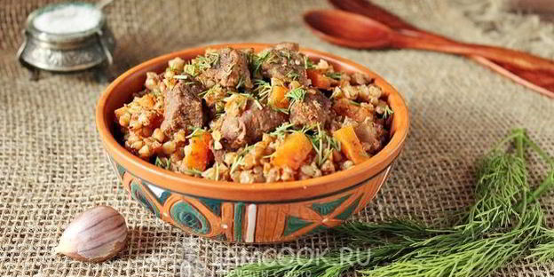 гречка с говядиной в мультиварке