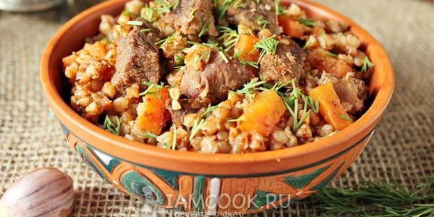 гречка с говядиной в мультиварке