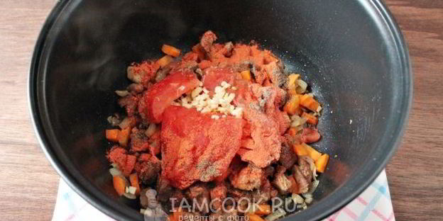 гречка с говядиной в мультиварке