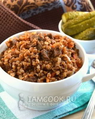 Гречка с говядиной