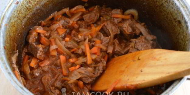 гречка с говядиной