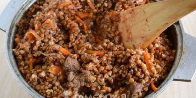 гречка с говядиной