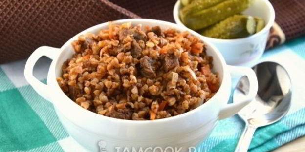 гречка с говядиной