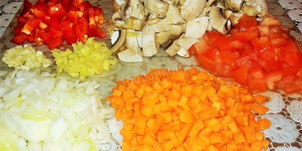 гречка с грибами в микроволновке