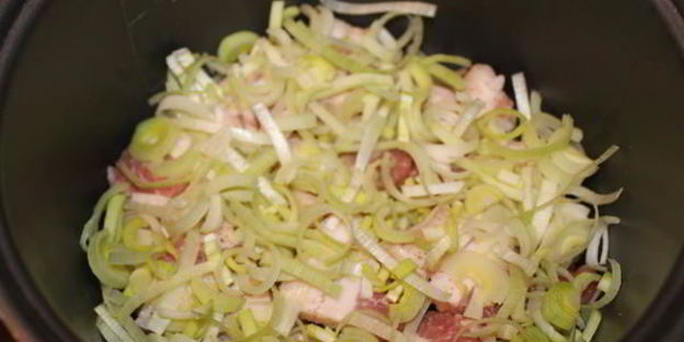 гречка с грудинкой в мультиварке