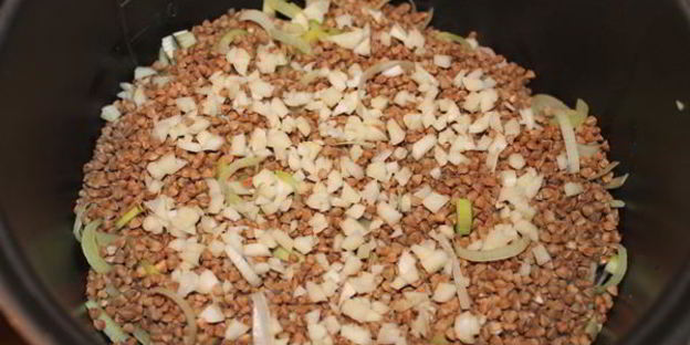 гречка с грудинкой в мультиварке