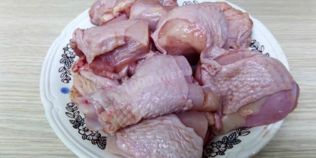 гречка с куриным мясом в казане