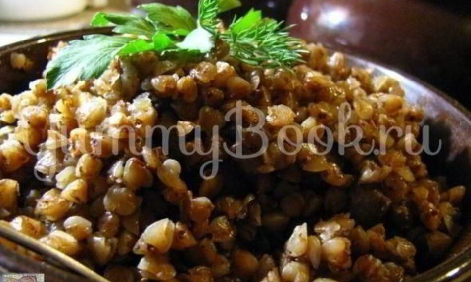 Рецепт гречки с куриными сердечками