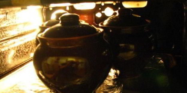 гречка с куриными сердечками