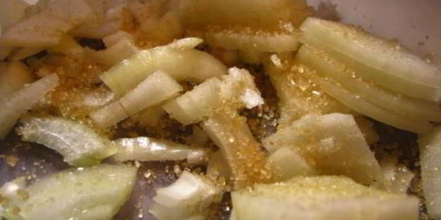 гречка с куриными сердечками