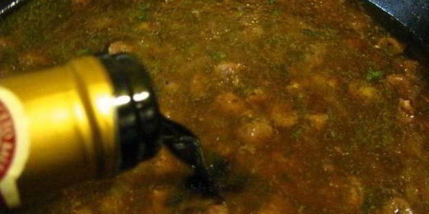 гречка с куриными сердечками