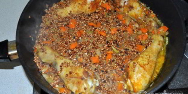 гречка с курицей