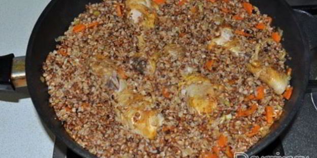 гречка с курицей