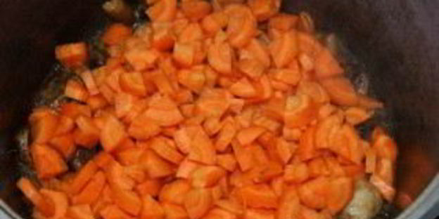 гречка с лисичками в казане