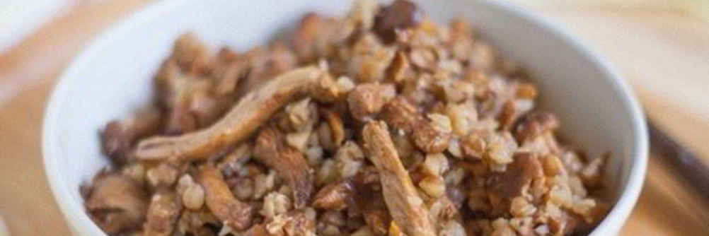 Гречка с лисичками в мультиварке