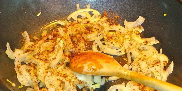 гречка с луком по-берберски